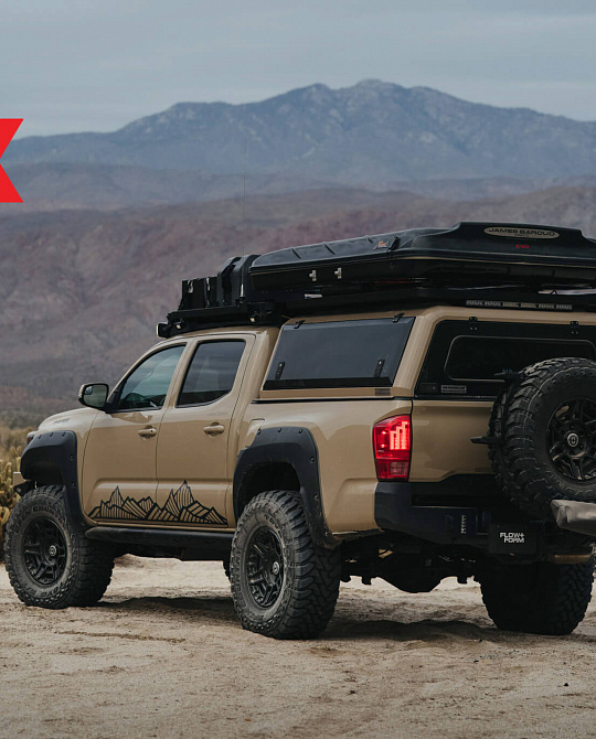 Фото дисков FT1 Черный сатин на Toyota Tacoma III
