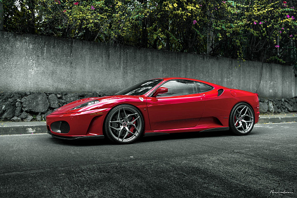 Фото дисков Brixton Forged PF5 Сатиновый графит на Ferrari F430