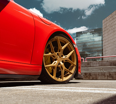 Фото дисков Vossen HF-5 на Porsche 911 VII