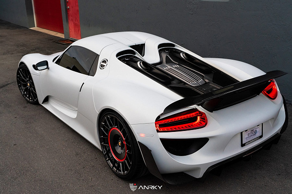 Фото дисков Anrky AN20 Aerosport Черный глянец на Porsche 918 Spyder