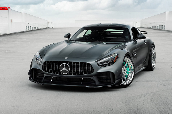 Фото дисков Anrky AN24 Полированный лак на Mercedes-Benz AMG GT I