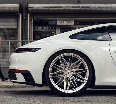 Фото дисков Vossen EVO-5R на Porsche 911 VIII