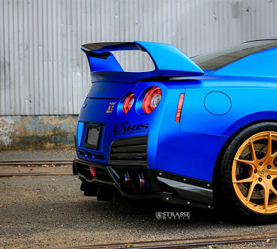Фото дисков Strasse Wheels SM5R Deep Concave Monoblock на Nissan GT-R
