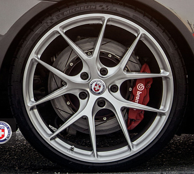 Фото дисков HRE P101 на Porsche 911 VII