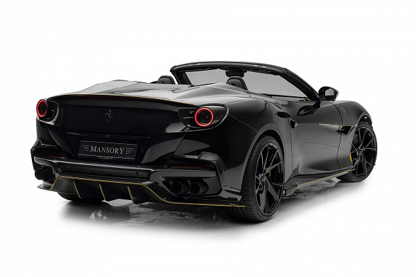 Фото дисков Mansory YT.5 Черный глянец на Ferrari Portofino