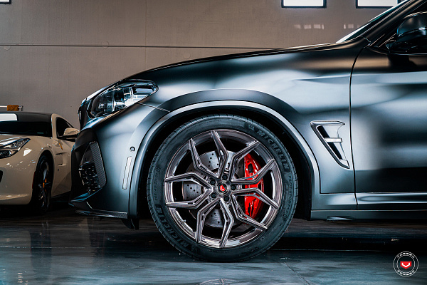 Фото дисков Vossen EVO-3R Глянцевый темный лак на BMW X3/X3 M (G01/F97)