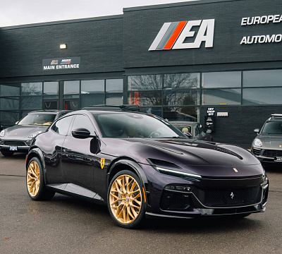 Фото дисков HRE P200 на Ferrari Purosangue