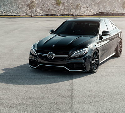 Фото дисков Vossen HF-3 на Mercedes-Benz C-Class (W205)