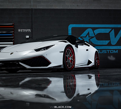 Фото дисков Strasse Wheels SM5R Deep Concave на Lamborghini Huracan