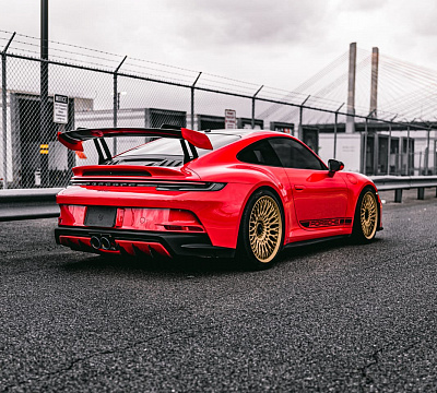 Фото дисков Brixton Forged TR20 на Porsche 911 VIII
