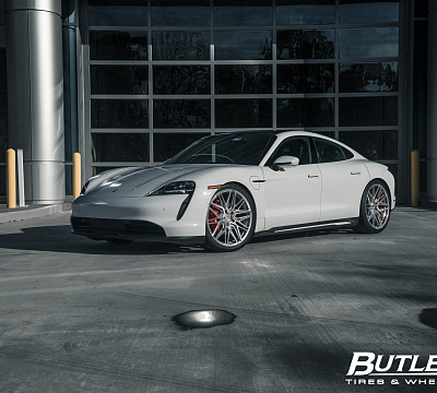 Фото дисков Vossen EVO-5R на Porsche Taycan I