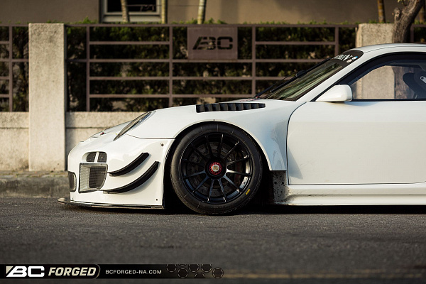 Фото дисков BC Forged RS43 Черный матовый на Porsche 911 VI