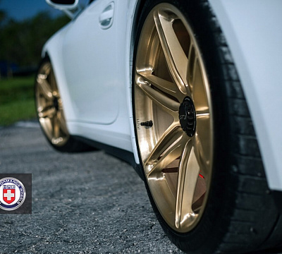 Фото дисков HRE P106 на Porsche 911 VII