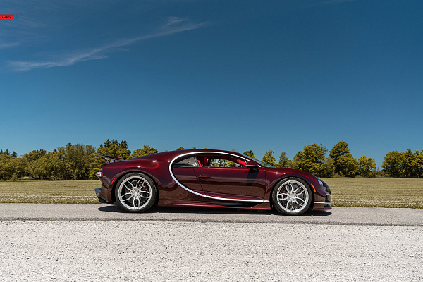 Фото дисков Anrky AN11 Полированный лак на Bugatti Chiron