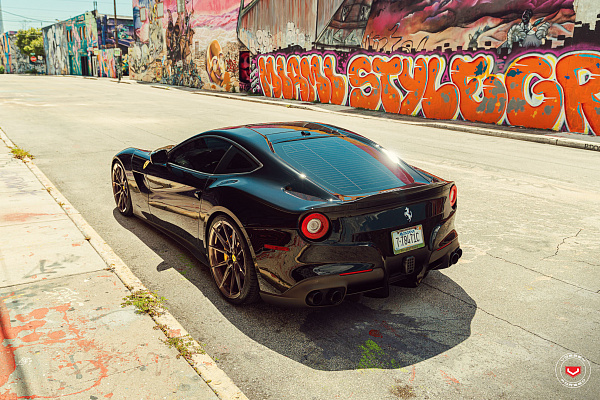 Фото дисков Vossen EVO-2R Глянцевая темная бронза на Ferrari F12