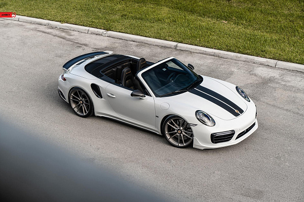 Фото дисков Anrky AN14 Сатиновый тонированный лак на Porsche 911 VII