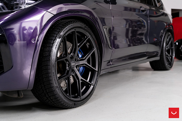 Фото дисков Vossen HF-5 Черный сатин на BMW X3/X3 M (G01/F97)