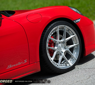 Фото дисков BC Forged HCA381 на Porsche Boxster III