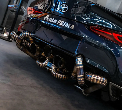 Фото дисков Brixton Forged TR05 AERO1 на Toyota Supra A90