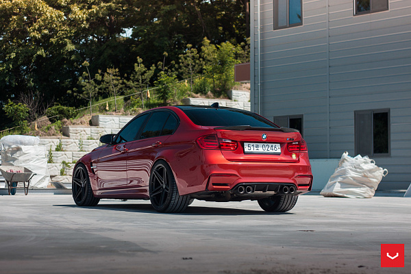 Фото дисков Vossen VFS-5 Черный сатин на BMW 3/M3 (F3x/F80)