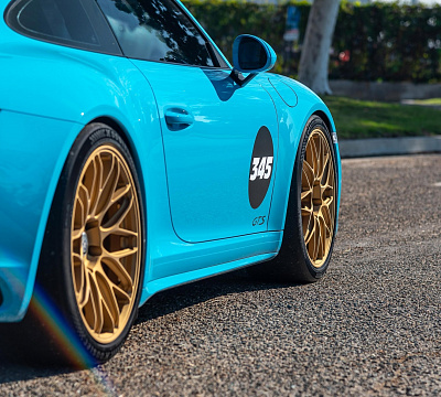 Фото дисков HRE RC100 на Porsche 911 VII