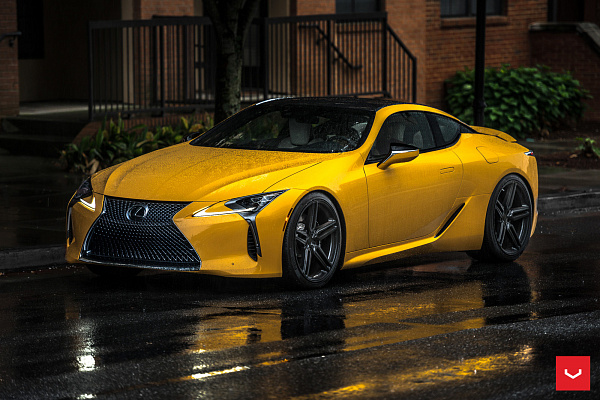 Фото дисков Vossen HF-1 Сатиновый графит на Lexus LC 500