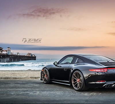 Фото дисков HRE P104 на Porsche 911 VII