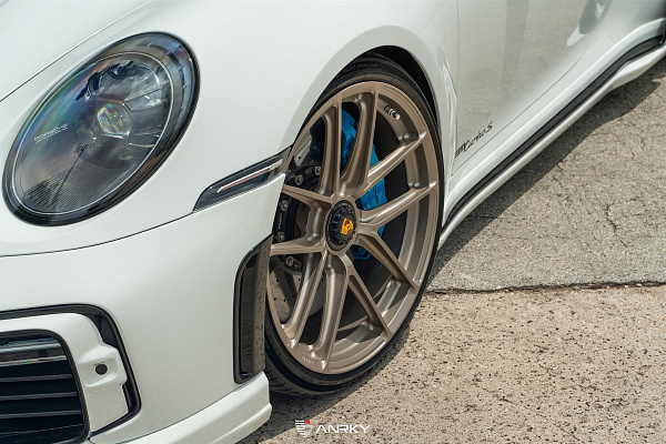 Фото дисков 1886 Wheels XR001 Сатиновая шампань на Porsche 911 VIII
