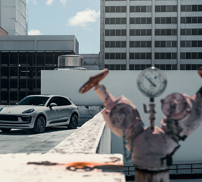 Фото дисков Vossen HF-7 на Porsche Macan I