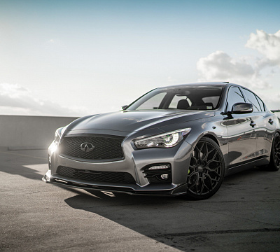 Фото дисков Vossen HF-2 на Infiniti Q50