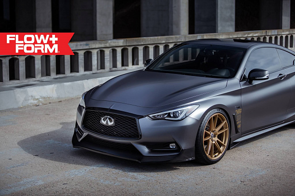 Фото дисков HRE FF04 Сатиновое золото на Infiniti Q60 II