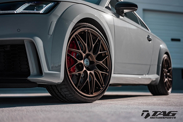 Фото дисков HRE RC100 Сатиновая бронза на Audi TT (8S)