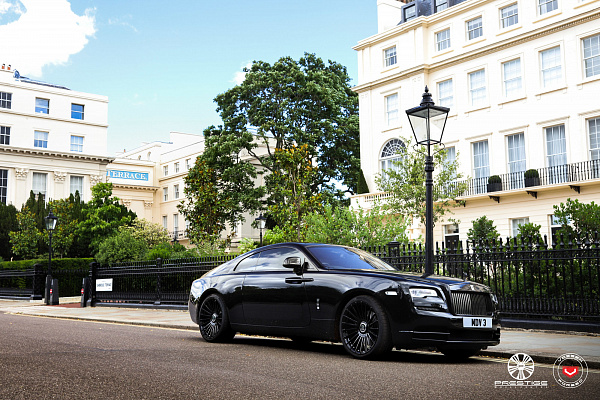 Фото дисков Vossen S17-13 Черный глянец на Rolls-Royce Wraith