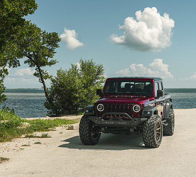 Фото дисков Vossen HF-3 на Jeep Gladiator II (JT)