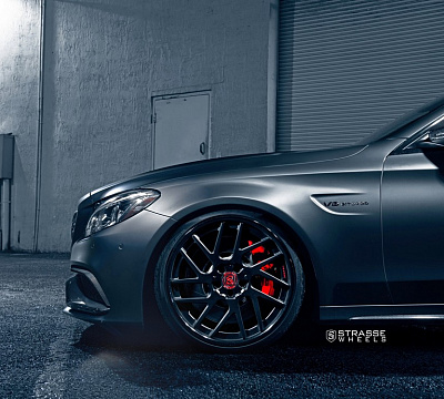 Фото дисков Strasse Wheels SM7T Deep Concave на Mercedes-Benz C-Class (W205)