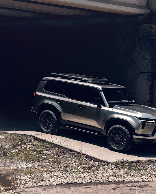 Фото дисков HFX-1 (6-Lug) Сатиновый графит на Lexus GX III