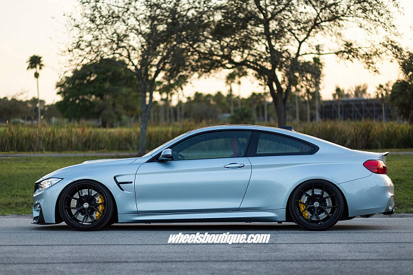 Фото дисков HRE P101 Черный сатин на BMW 4/M4 (F32/F82)