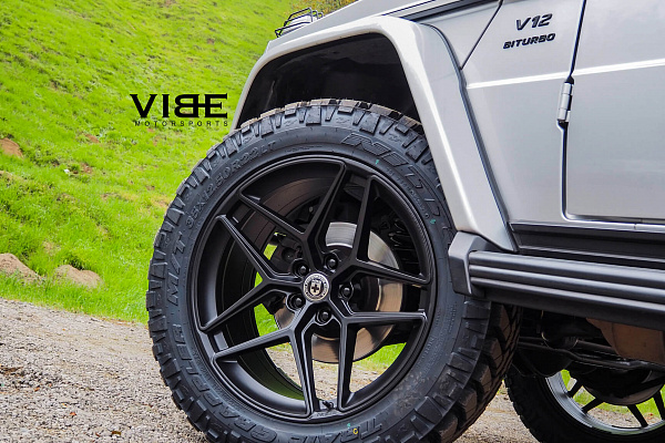 Фото дисков HRE FF11 Черный сатин на Mercedes-Benz G-Class II