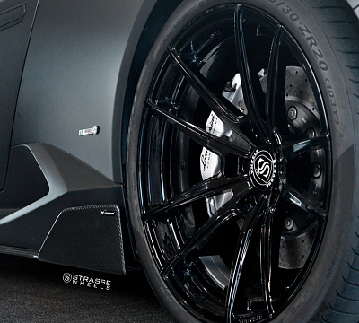 Фото дисков Strasse Wheels SV1 Deep Concave Monoblock на Lamborghini Huracan
