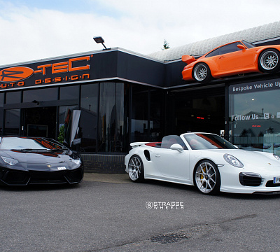 Фото дисков Strasse Wheels SM5R Deep Concave Duoblock на Porsche 911 VII
