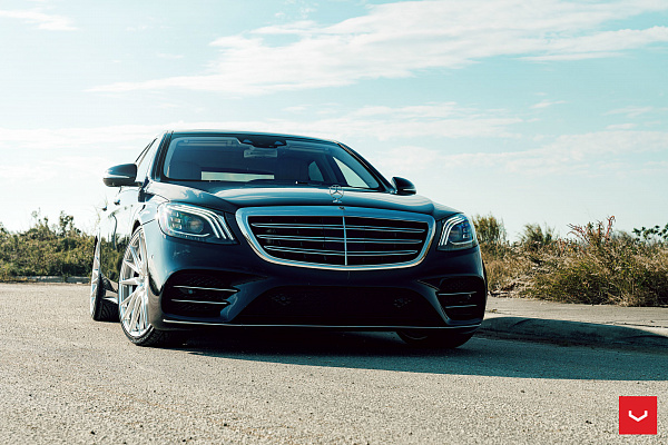 Фото дисков Vossen HF-4T Серебро на Mercedes-Benz S-Class (W222, C217)