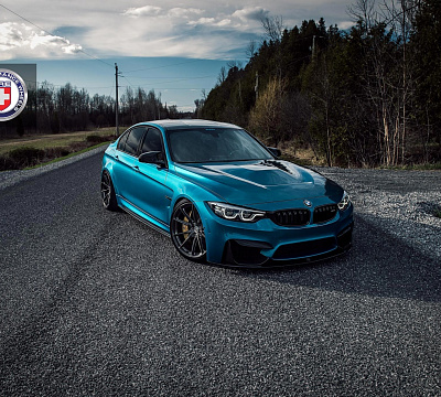 Фото дисков HRE P104SC на BMW 3/M3 (F3x/F80)