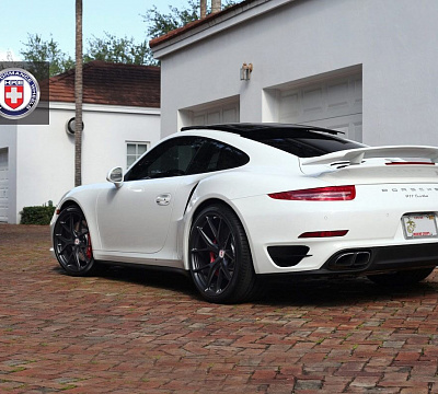 Фото дисков HRE P101 на Porsche 911 VII