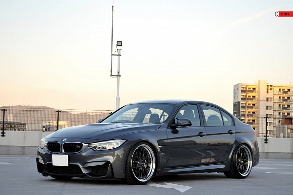 Фото дисков Anrky RS1 Черный сатин на BMW 3/M3 (F3x/F80)