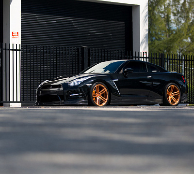 Фото дисков Vossen CG-202 на Nissan GT-R