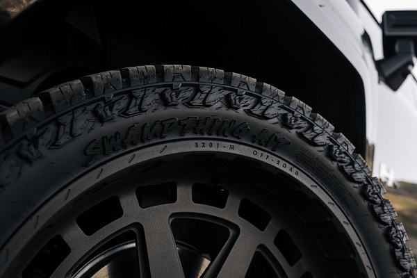 Фото дисков Brixton Forged BX01-M Черный матовый на GMC Hummer EV