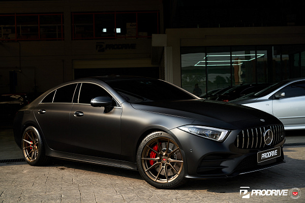 Фото дисков Vossen EVO-2 Глянцевая бронза на Mercedes-Benz CLS (C257)
