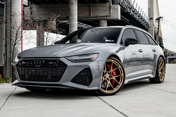 Фото дисков HRE 521M Сатиновое темное золото на Audi A/RS 6 (C8)