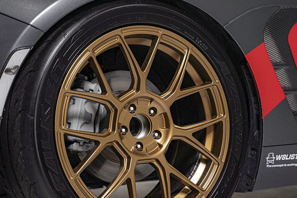 Фото дисков Motegi Racing MR147 CM7 Сатиновое темное золото на Toyota GR86