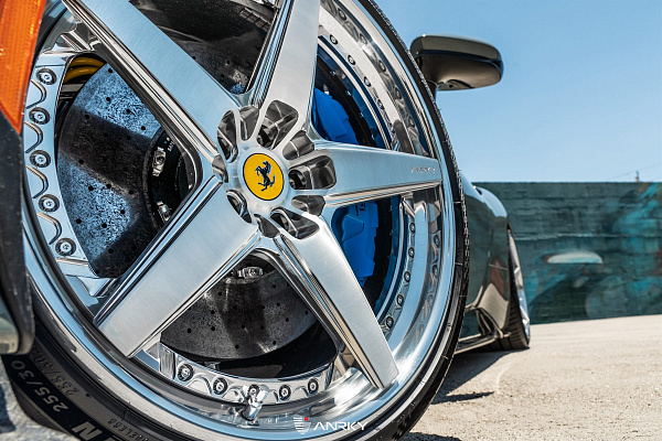 Фото дисков Anrky RS5.3 Полированный лак на Ferrari SF90